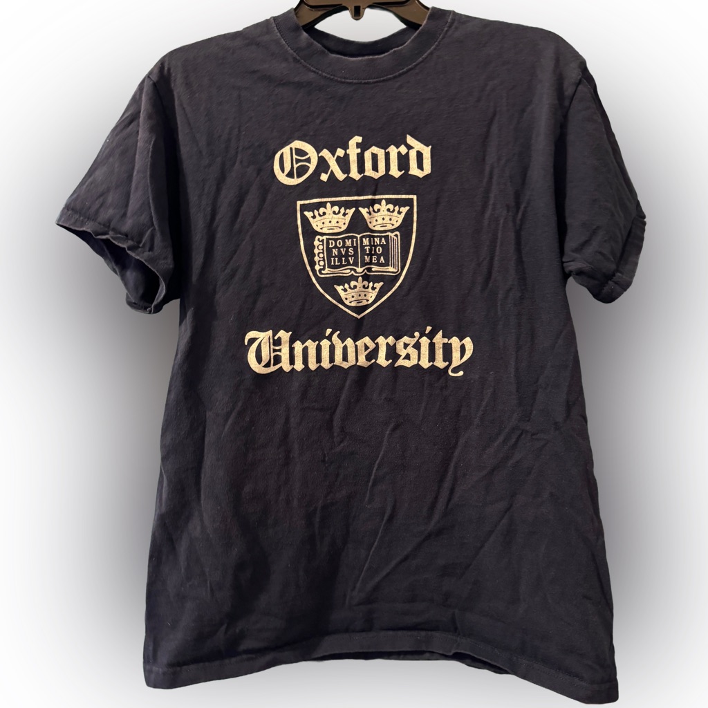 Oxford University The Varsity Shop Official Brand Tee Shirt Medium